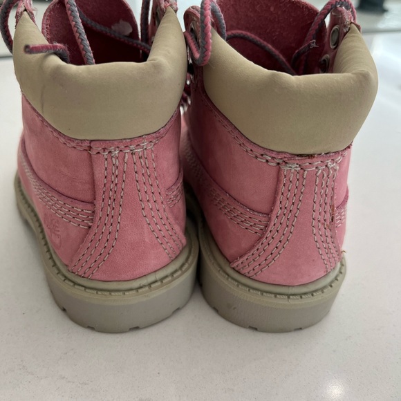 Timberland Toddler Pink Boots - Picture 3 of 5